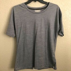 Grey athletic top